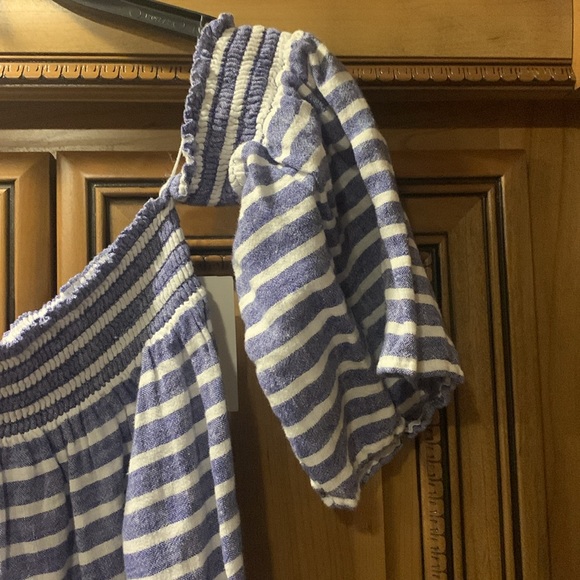 NWOT Rails Isabelle Off Shoulder Top in Parisian Blue Size Large - Picture 7 of 11